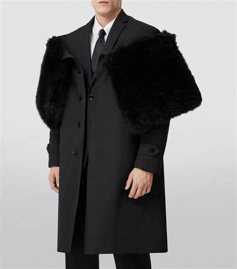 burberry faux fur car coat|Burberry coat outlet online.